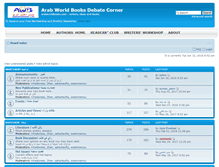 Tablet Screenshot of forum.arabworldbooks.com